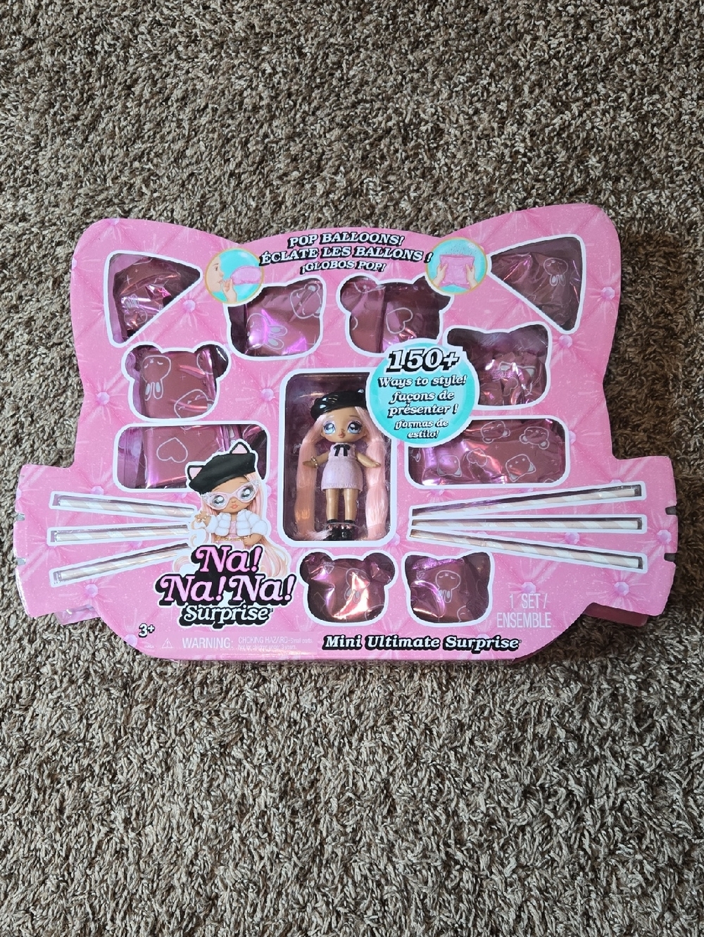 Na! Na! Na! Surprise Mini Ultimate Kitty Katwood Doll Pop Balloons Barbie Doll